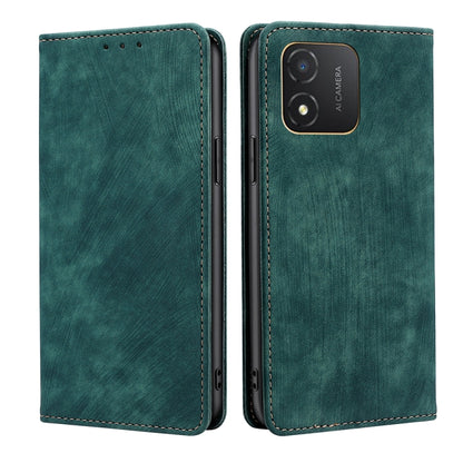 RFID Anti-theft Brush Magnetic Leather Phone Case, For Honor Magic5, For Honor Magic5 Pro, For Honor X5 4G, For Honor X40