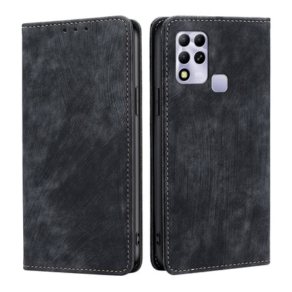 RFID Anti-theft Brush Magnetic Leather Phone Case, For OPPO Find X6 Pro 5G, For Realme C55 4G, For Realme GT Neo 5 / GT3 / GT Neo 5 240W, For Infinix Hot 11 Russian Version