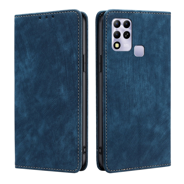 RFID Anti-theft Brush Magnetic Leather Phone Case, For OPPO Find X6 Pro 5G, For Realme C55 4G, For Realme GT Neo 5 / GT3 / GT Neo 5 240W, For Infinix Hot 11 Russian Version