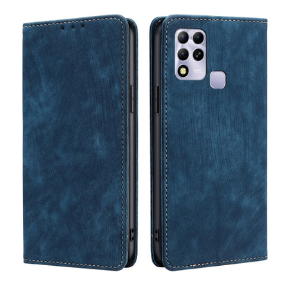 RFID Anti-theft Brush Magnetic Leather Phone Case, For OPPO Find X6 Pro 5G, For Realme C55 4G, For Realme GT Neo 5 / GT3 / GT Neo 5 240W, For Infinix Hot 11 Russian Version