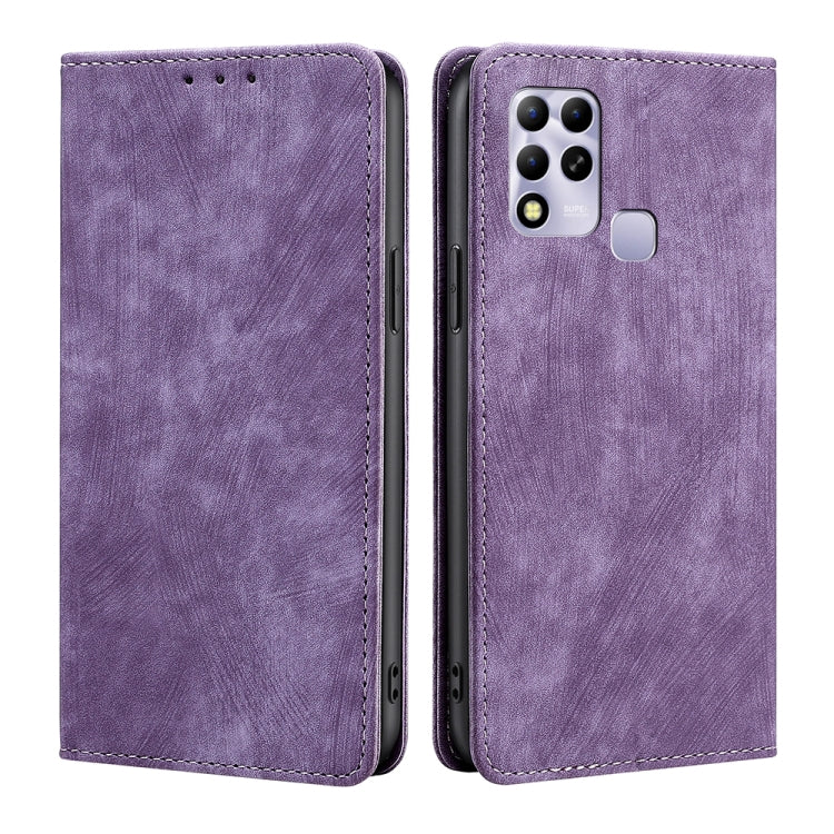 RFID Anti-theft Brush Magnetic Leather Phone Case, For OPPO Find X6 Pro 5G, For Realme C55 4G, For Realme GT Neo 5 / GT3 / GT Neo 5 240W, For Infinix Hot 11 Russian Version