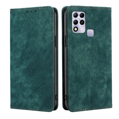 RFID Anti-theft Brush Magnetic Leather Phone Case, For OPPO Find X6 Pro 5G, For Realme C55 4G, For Realme GT Neo 5 / GT3 / GT Neo 5 240W, For Infinix Hot 11 Russian Version