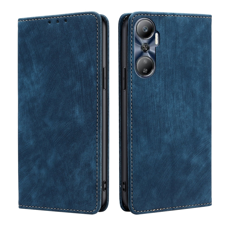RFID Anti-theft Brush Magnetic Leather Phone Case, For Tecno Camon 19 Neo, For Infinix Hot 12i, For Infinix Hot 20 4G, For Tecno Camon 19 / 19 Pro