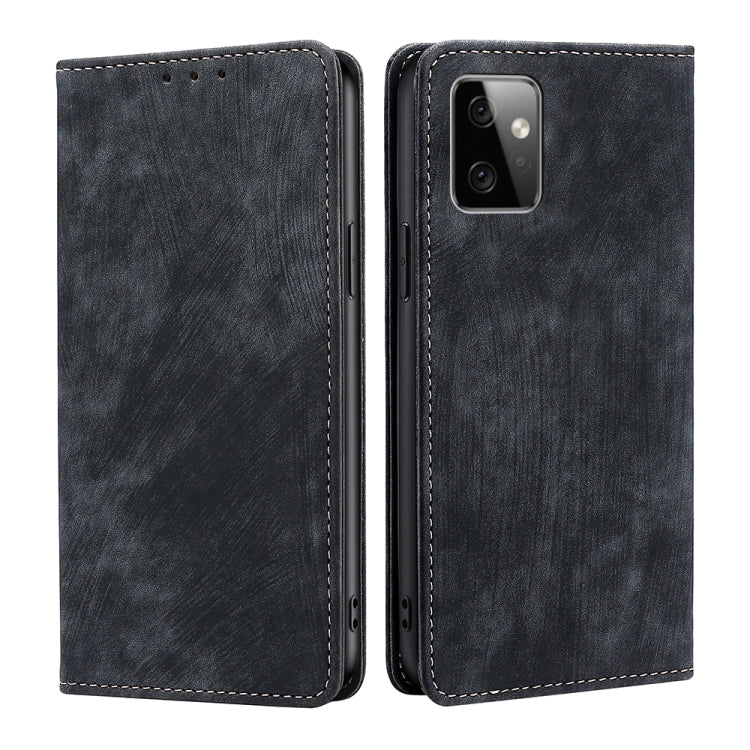 RFID Anti-theft Brush Magnetic Leather Phone Case, For Motorola Moto G Power 2023, For Nokia G22, For OnePlus Ace 2V 5G, For OPPO Find X6 5G