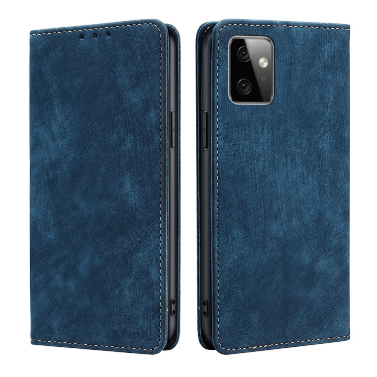 RFID Anti-theft Brush Magnetic Leather Phone Case, For Motorola Moto G Power 2023, For Nokia G22, For OnePlus Ace 2V 5G, For OPPO Find X6 5G