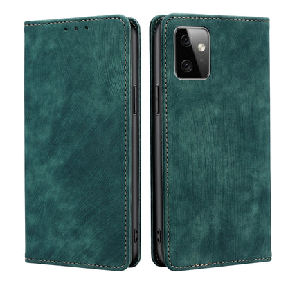RFID Anti-theft Brush Magnetic Leather Phone Case, For Motorola Moto G Power 2023, For Nokia G22, For OnePlus Ace 2V 5G, For OPPO Find X6 5G