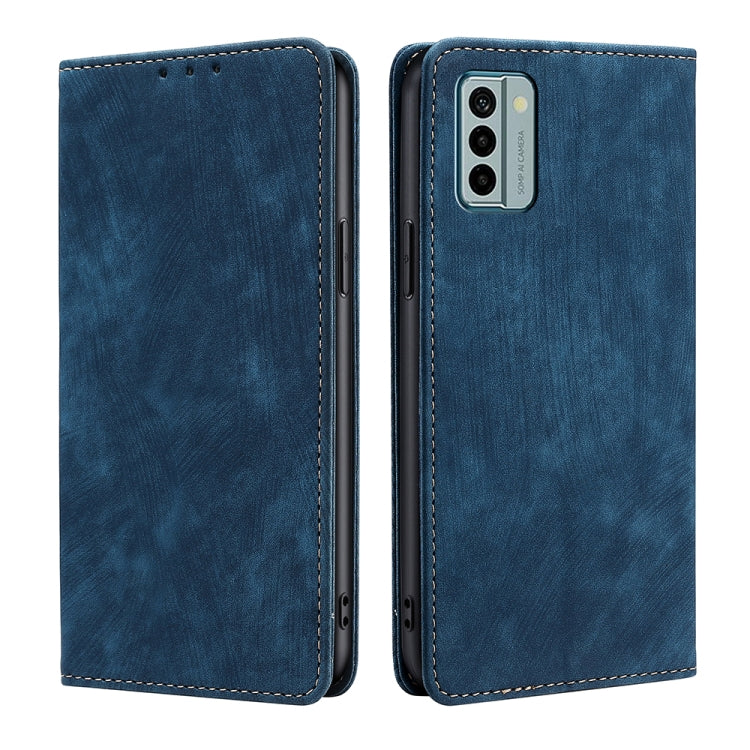 RFID Anti-theft Brush Magnetic Leather Phone Case, For Motorola Moto G Power 2023, For Nokia G22, For OnePlus Ace 2V 5G, For OPPO Find X6 5G