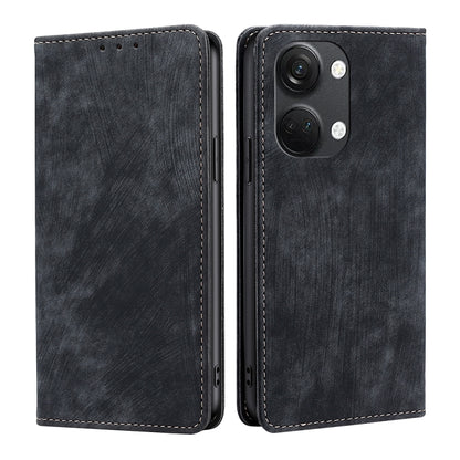 RFID Anti-theft Brush Magnetic Leather Phone Case, For Motorola Moto G Power 2023, For Nokia G22, For OnePlus Ace 2V 5G, For OPPO Find X6 5G