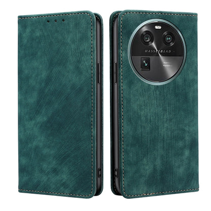 RFID Anti-theft Brush Magnetic Leather Phone Case, For Motorola Moto G Power 2023, For Nokia G22, For OnePlus Ace 2V 5G, For OPPO Find X6 5G
