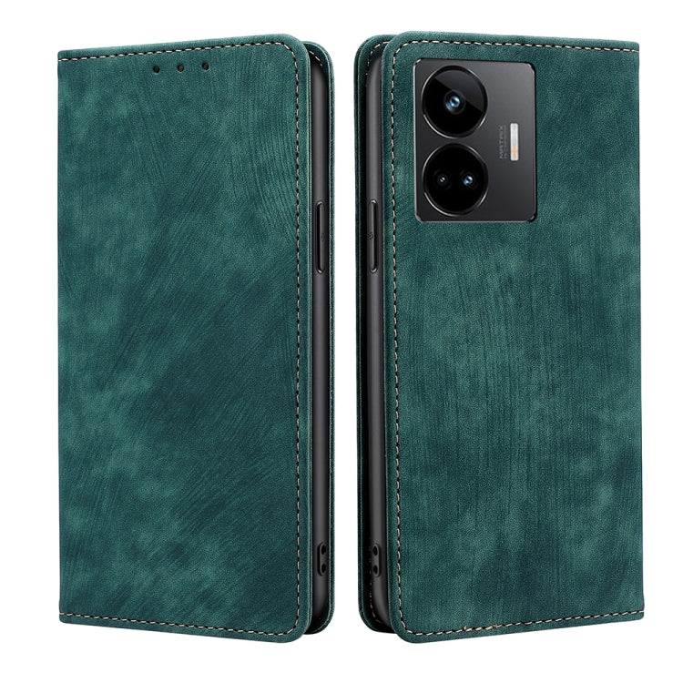 RFID Anti-theft Brush Magnetic Leather Phone Case, For OPPO Find X6 Pro 5G, For Realme C55 4G, For Realme GT Neo 5 / GT3 / GT Neo 5 240W, For Infinix Hot 11 Russian Version