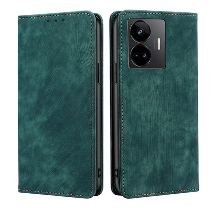 RFID Anti-theft Brush Magnetic Leather Phone Case, For OPPO Find X6 Pro 5G, For Realme C55 4G, For Realme GT Neo 5 / GT3 / GT Neo 5 240W, For Infinix Hot 11 Russian Version