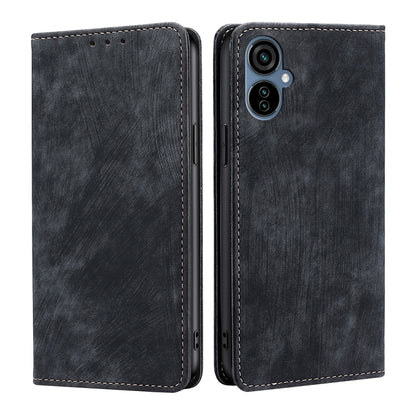 RFID Anti-theft Brush Magnetic Leather Phone Case, For Tecno Camon 19 Neo, For Infinix Hot 12i, For Infinix Hot 20 4G, For Tecno Camon 19 / 19 Pro