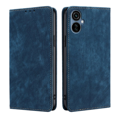 RFID Anti-theft Brush Magnetic Leather Phone Case, For Tecno Camon 19 Neo, For Infinix Hot 12i, For Infinix Hot 20 4G, For Tecno Camon 19 / 19 Pro