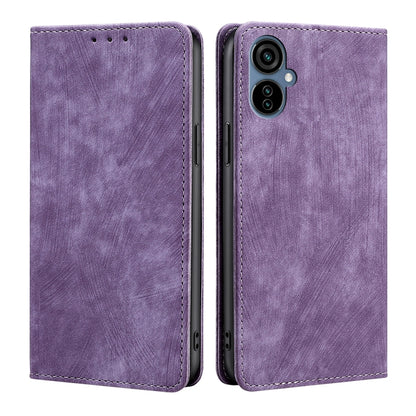 RFID Anti-theft Brush Magnetic Leather Phone Case, For Tecno Camon 19 Neo, For Infinix Hot 12i, For Infinix Hot 20 4G, For Tecno Camon 19 / 19 Pro