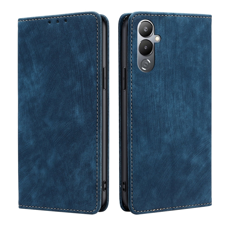 RFID Anti-theft Brush Magnetic Leather Phone Case, For Tecno Pop 6 Pro, For Infinix Hot 20i, For Infinix Hot 20S, For Tecno Pova 4