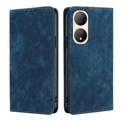 RFID Anti-theft Brush Magnetic Leather Phone Case, For Infinix Smart 7, For Infinix Zero 20, For vivo S16e, For vivo Y100 5G