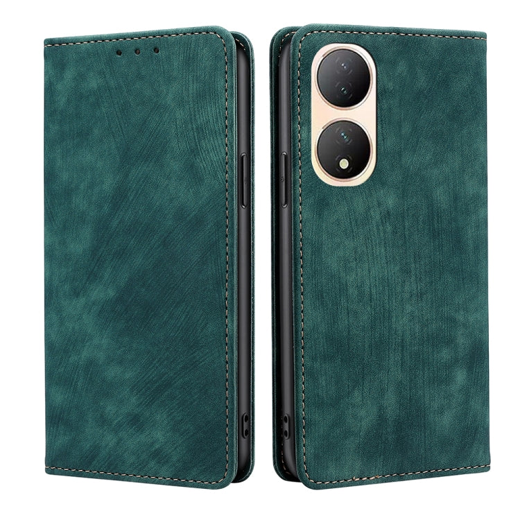 RFID Anti-theft Brush Magnetic Leather Phone Case, For Infinix Smart 7, For Infinix Zero 20, For vivo S16e, For vivo Y100 5G