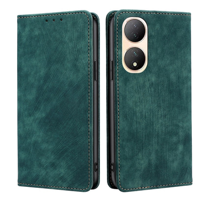 RFID Anti-theft Brush Magnetic Leather Phone Case, For Infinix Smart 7, For Infinix Zero 20, For vivo S16e, For vivo Y100 5G