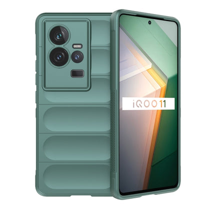 Magic Shield TPU + Flannel Phone Case, For vivo iQOO 11 5G, For vivo iQOO 11 Pro 5G