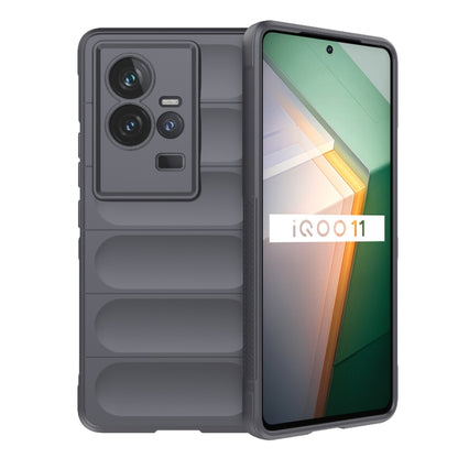 Magic Shield TPU + Flannel Phone Case, For vivo iQOO 11 5G, For vivo iQOO 11 Pro 5G