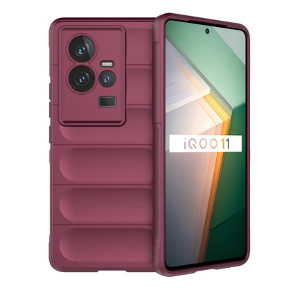 Magic Shield TPU + Flannel Phone Case, For vivo iQOO 11 5G, For vivo iQOO 11 Pro 5G