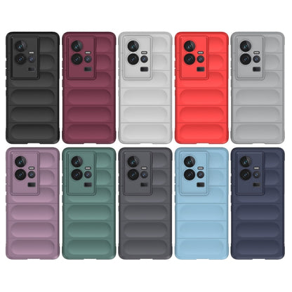 Magic Shield TPU + Flannel Phone Case, For vivo iQOO 11 5G, For vivo iQOO 11 Pro 5G