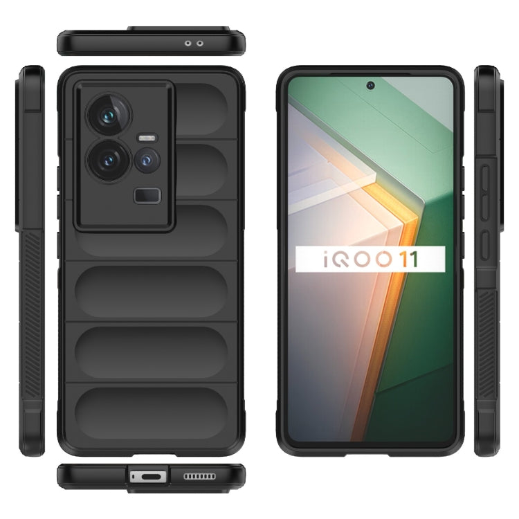 Magic Shield TPU + Flannel Phone Case, For vivo iQOO 11 5G, For vivo iQOO 11 Pro 5G