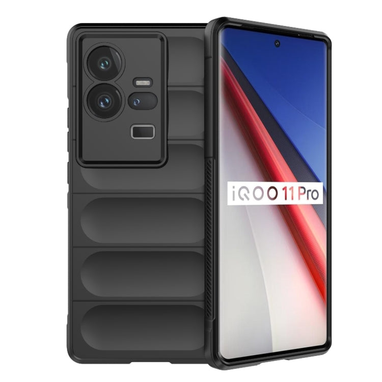 Magic Shield TPU + Flannel Phone Case, For vivo iQOO 11 5G, For vivo iQOO 11 Pro 5G