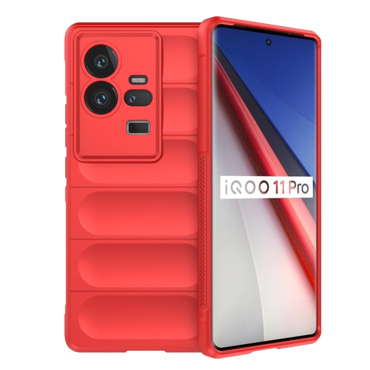 Magic Shield TPU + Flannel Phone Case, For vivo iQOO 11 5G, For vivo iQOO 11 Pro 5G