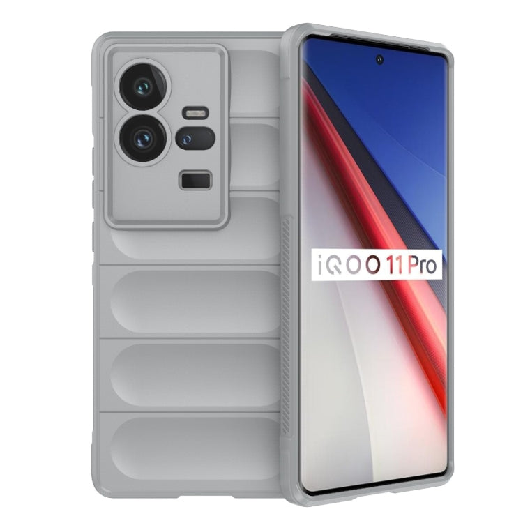 Magic Shield TPU + Flannel Phone Case, For vivo iQOO 11 5G, For vivo iQOO 11 Pro 5G