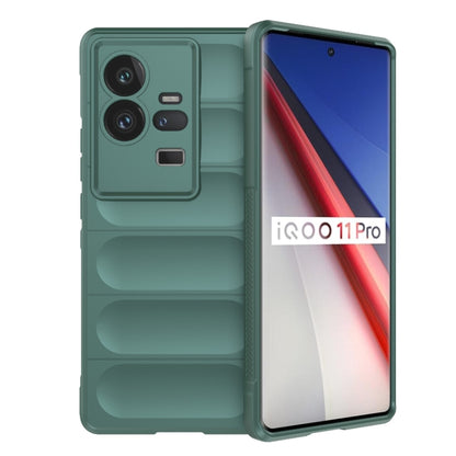 Magic Shield TPU + Flannel Phone Case, For vivo iQOO 11 5G, For vivo iQOO 11 Pro 5G