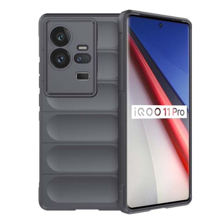 Magic Shield TPU + Flannel Phone Case, For vivo iQOO 11 5G, For vivo iQOO 11 Pro 5G