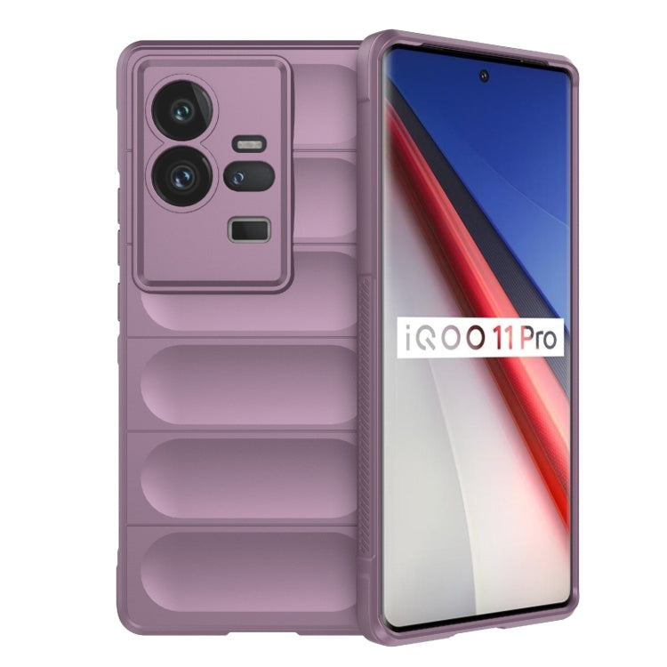 Magic Shield TPU + Flannel Phone Case, For vivo iQOO 11 5G, For vivo iQOO 11 Pro 5G