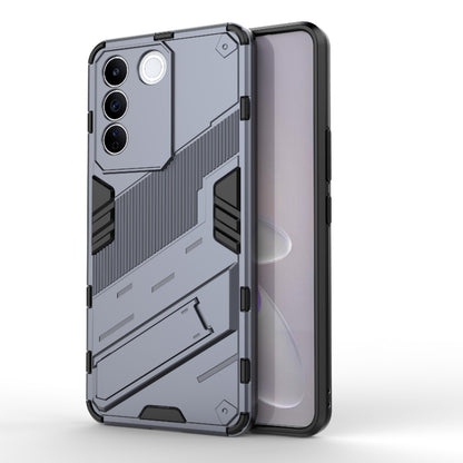 Punk Armor 2 in 1 PC + TPU Shockproof Phone Case with Invisible Holder, For vivo iQOO 11 5G, For vivo iQOO 11 Pro 5G, For vivo S16e 5G