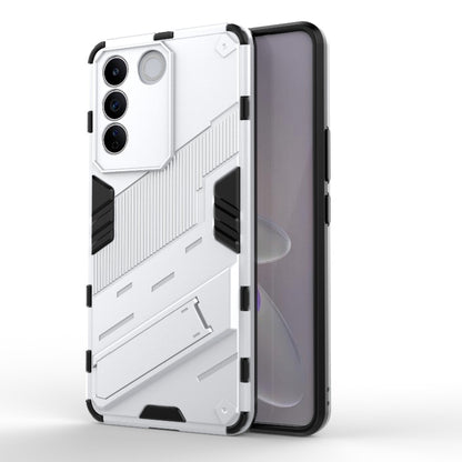 Punk Armor 2 in 1 PC + TPU Shockproof Phone Case with Invisible Holder, For vivo iQOO 11 5G, For vivo iQOO 11 Pro 5G, For vivo S16e 5G