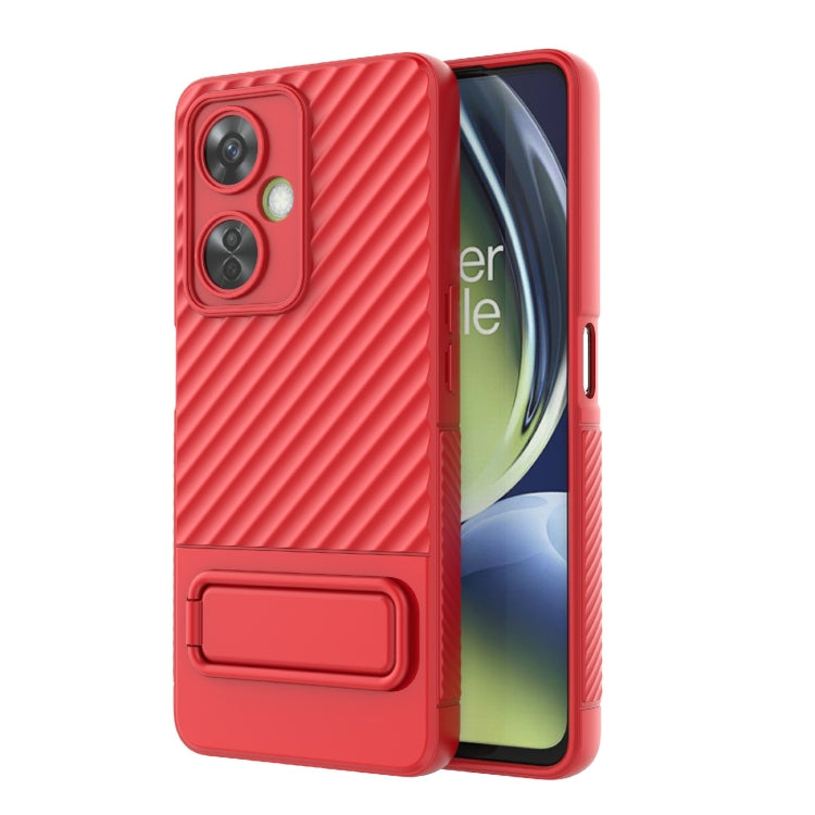 Wavy Texture TPU Phone Case with Lens Film, For Samsung Galaxy A04 4G, For Samsung Galaxy A04e 4G, For OnePlus Nord CE 3