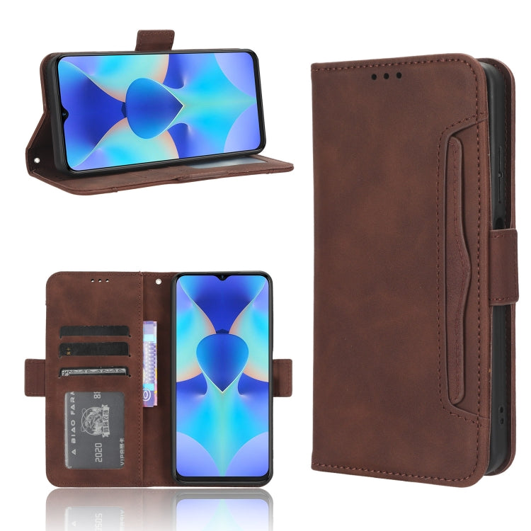 Skin Feel Calf Texture Card Slots Leather Phone Case, For OPPO Find X6, For Realme V30 / V30t 5G, For Orbic Q10 4G, For Tecno Spark 10 4G