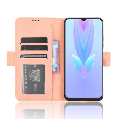 Skin Feel Calf Texture Card Slots Leather Phone Case, For Tecno Spark 10 5G, For Tecno Spark 10 Pro / K17, For Tecno Spark 10C, For vivo iQOO Z7x