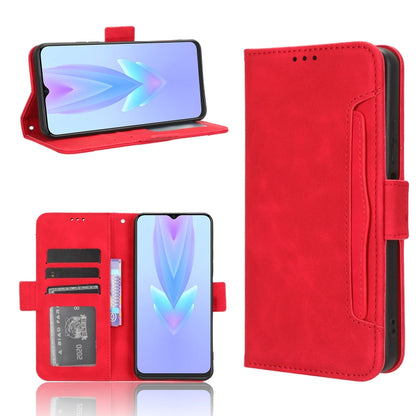 Skin Feel Calf Texture Card Slots Leather Phone Case, For Tecno Spark 10 5G, For Tecno Spark 10 Pro / K17, For Tecno Spark 10C, For vivo iQOO Z7x