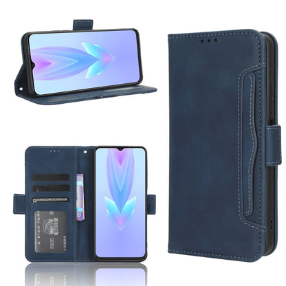 Skin Feel Calf Texture Card Slots Leather Phone Case, For Tecno Spark 10 5G, For Tecno Spark 10 Pro / K17, For Tecno Spark 10C, For vivo iQOO Z7x