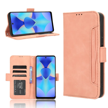 Skin Feel Calf Texture Card Slots Leather Phone Case, For Tecno Spark 10 5G, For Tecno Spark 10 Pro / K17, For Tecno Spark 10C, For vivo iQOO Z7x