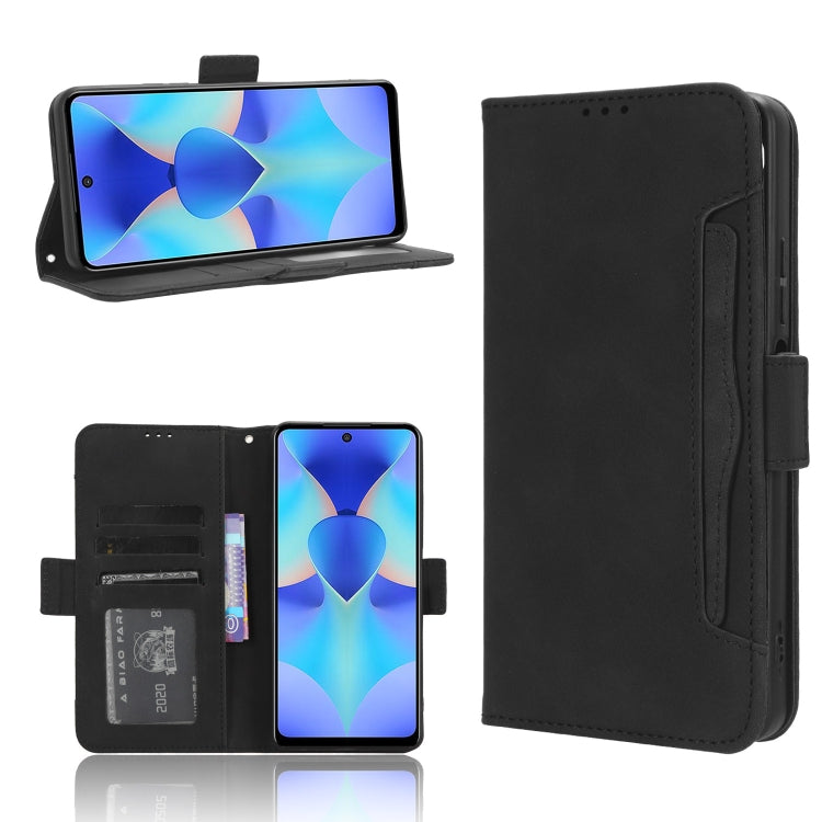 Skin Feel Calf Texture Card Slots Leather Phone Case, For Tecno Spark 10 5G, For Tecno Spark 10 Pro / K17, For Tecno Spark 10C, For vivo iQOO Z7x
