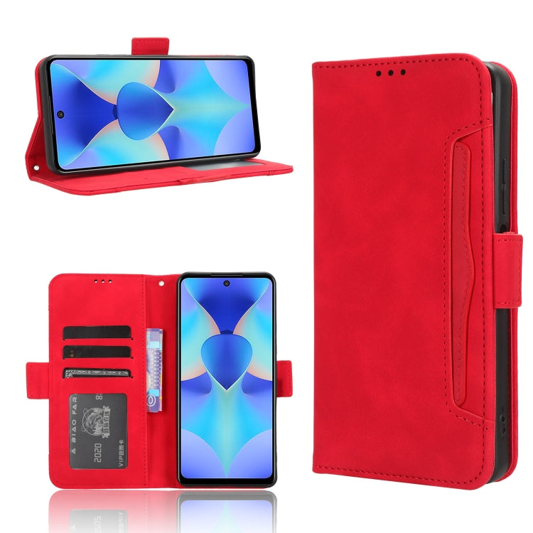 Skin Feel Calf Texture Card Slots Leather Phone Case, For Tecno Spark 10 5G, For Tecno Spark 10 Pro / K17, For Tecno Spark 10C, For vivo iQOO Z7x