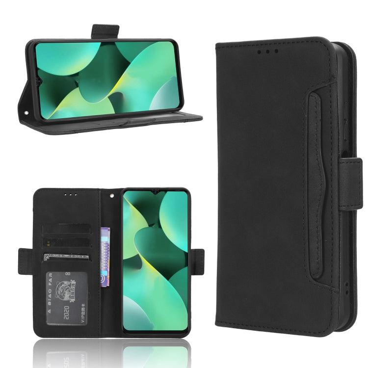 Skin Feel Calf Texture Card Slots Leather Phone Case, For Tecno Spark 10 5G, For Tecno Spark 10 Pro / K17, For Tecno Spark 10C, For vivo iQOO Z7x