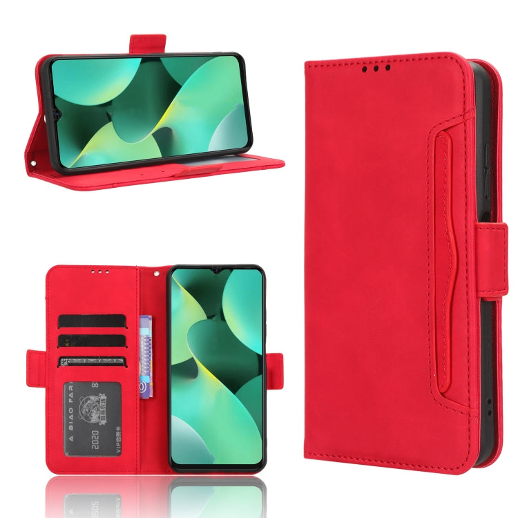 Skin Feel Calf Texture Card Slots Leather Phone Case, For Tecno Spark 10 5G, For Tecno Spark 10 Pro / K17, For Tecno Spark 10C, For vivo iQOO Z7x