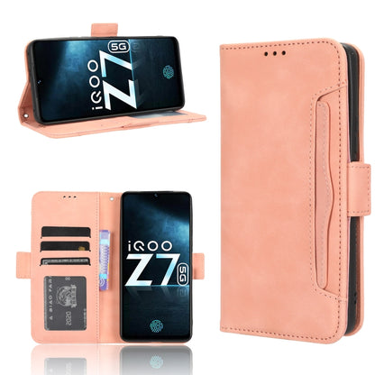 Skin Feel Calf Texture Card Slots Leather Phone Case, For Tecno Spark 10 5G, For Tecno Spark 10 Pro / K17, For Tecno Spark 10C, For vivo iQOO Z7x