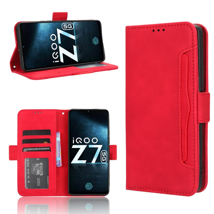 Skin Feel Calf Texture Card Slots Leather Phone Case, For Tecno Spark 10 5G, For Tecno Spark 10 Pro / K17, For Tecno Spark 10C, For vivo iQOO Z7x