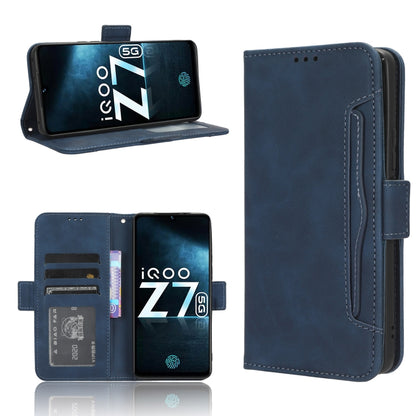 Skin Feel Calf Texture Card Slots Leather Phone Case, For Tecno Spark 10 5G, For Tecno Spark 10 Pro / K17, For Tecno Spark 10C, For vivo iQOO Z7x