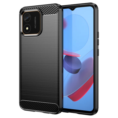 Carbon Fiber Brushed Texture TPU Phone Case, For Honor X5 4G, For OnePlus Ace 2V, For Samsung Galaxy M54 5G