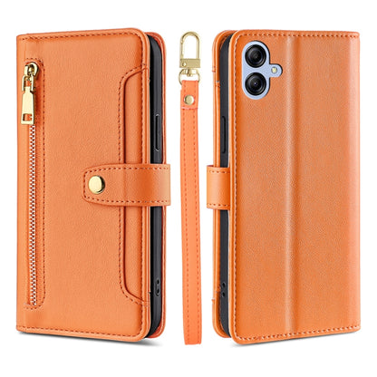 Sheep Texture Cross-body Zipper Wallet Leather Phone Case, For Samsung Galaxy A04e 4G, For Samsung Galaxy A54 5G, For Samsung Galaxy M14 5G